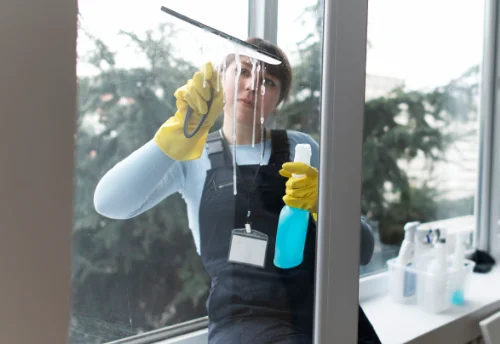 Nettoyage de vitres intérieures et extérieures à Beauchalot